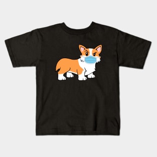 Pembroke Corgi Quarantine Mode Kids T-Shirt